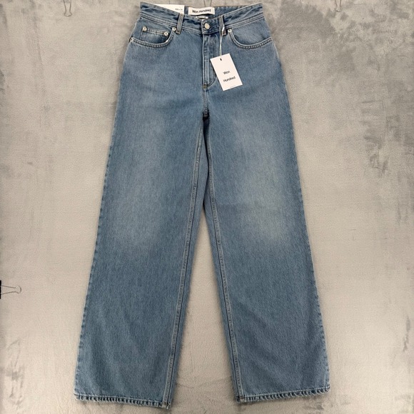 Won Hundred Denim - Won Hundred Kiri Wash 4 Denim Jeans Light Wash Wide Leg Made in Italy W28 L34